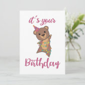 ハッピーバースデーは可愛い動物Aduを負担したい 招待状 (スタンド正面)