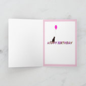 ハッピーバースデーは私が知っている最大のキャットレディ – CA カード (内部)