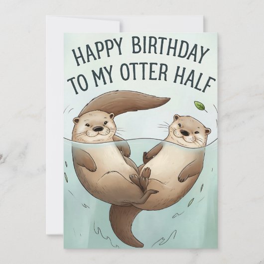 ハッピーバースデーは私の半夫おもしろい妻に 招待状 (正面)