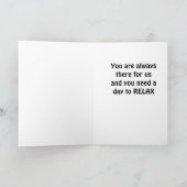 ハッピーバースデーは私の幸せなキャンパー***パパ*** カード (内部)