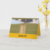 ハッピーバースデーは鳥あなたの誕生日であることを私に告げました カード (黄色い花)