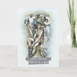 ハッピーバースデーは、今です人行きます カード