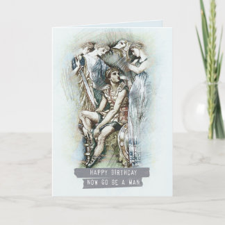 ハッピーバースデーは、今です人行きます カード