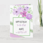 ハッピーバースデーへ最高のおばあちゃん カード (正面)