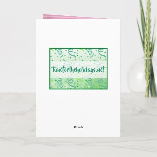 ハッピーバースデーへ最高のおばあちゃん カード (裏面)