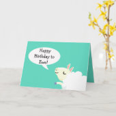 ハッピーバースデーへ!羊のカード カード (黄色い花)