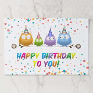 ハッピーバースデーよ、フールさん。 ペーパーパッド