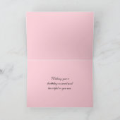 ハッピーバースデーりんご花ハニービー カード (内部)