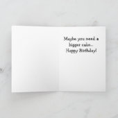 ハッピーバースデーろうそく カード (内部)