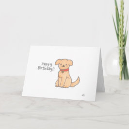 ハッピーバースデーわんこカード サンキューカード