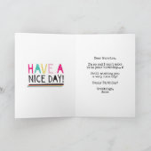 ハッピーバースデーをカラフルに カード (内部)