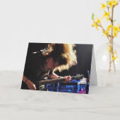 ハッピーバースデーをマイギタリストお気に入りのに カード (黄色い花)