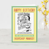 ハッピーバースデーを書店長に カード (黄色い花)