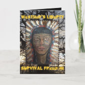 「ハッピーバースデーを生き残った!」 カード (正面)