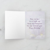 ハッピーバースデーアイリスグリーティングカード カード (内部)