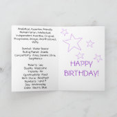 ハッピーバースデーアクエリアス！ カード (内部)