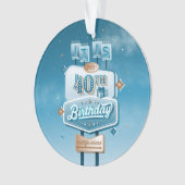 ハッピーバースデーアクリルオーナメント オーナメント (正面)