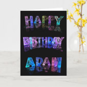 ハッピーバースデーアダムカード カード (黄色い花)