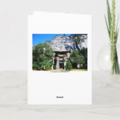 ハッピーバースデーアハニーホテルインヨセミテ カード (裏面)