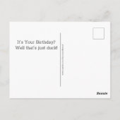 ハッピーバースデーアヒル ポストカード (裏面)