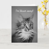 ハッピーバースデーアビキネイトネックラフ カード (黄色い花)