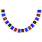 ハッピーバースデーアポップ・アートのートスーパーヒーロー誕生日バナー バンティングフラッグ (全)