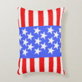 ハッピーバースデーアメリカ独立記念日 アクセントクッション (正面(垂直))