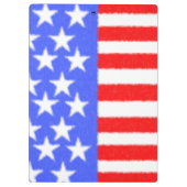 ハッピーバースデーアメリカ独立記念日 クリップボード (裏面)