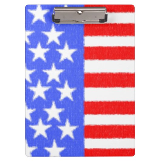 ハッピーバースデーアメリカ独立記念日 クリップボード (正面)