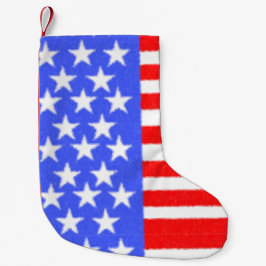 ハッピーバースデーアメリカ独立記念日 スモールクリスマスストッキング
