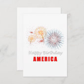 ハッピーバースデーアメリカ エンクロージャーカード (正面/裏面)