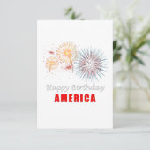 ハッピーバースデーアメリカ エンクロージャーカード (スタンド正面)