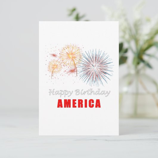 ハッピーバースデーアメリカ エンクロージャーカード (スタンド正面)
