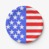 ハッピーバースデーアメリカ ペーパープレート (正面)