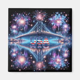 ハッピーバースデーアメリカ マグネット