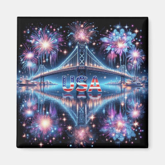 ハッピーバースデーアメリカ マグネット