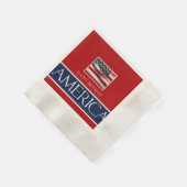 ハッピーバースデーアメリカ! 縁ありカクテルナプキン (角)