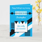 ハッピーバースデーアメージング孫青 カード (黄色い花)