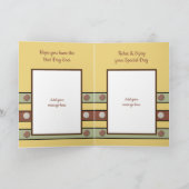 ハッピーバースデーアメージングStebrother黄色 カード (内部)