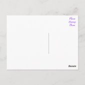 ハッピーバースデーアラスカンマラムートパピードグカード ポストカード (裏面)