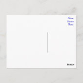 ハッピーバースデーアラスカンマラムートパピードグカード ポストカード (裏面)