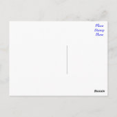 ハッピーバースデーアラスカンマラムートパピードグカード ポストカード (裏面)