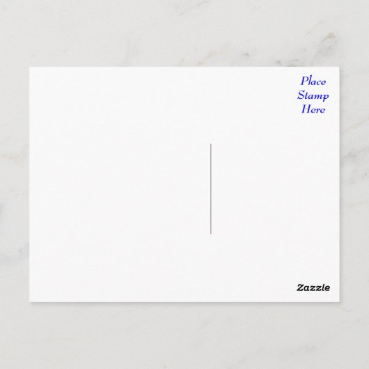 ハッピーバースデーアラスカンマラムートパピードグカード ポストカード (裏面)