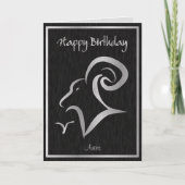 ハッピーバースデーアリーエレガント占星術 カード (正面)