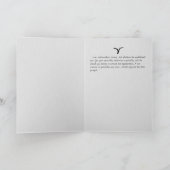 ハッピーバースデーアリーエレガント占星術 カード (内部)