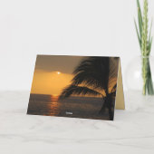 ハッピーバースデーアンクルトロピカルサンセット カード (裏面)