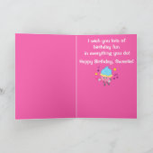 ハッピーバースデーアントトゥニースウィズ踊りカッケーキ カード (内部)