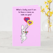 ハッピーバースデーアントトゥニース カード (黄色い花)