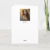 ハッピーバースデーアールヌーボー美しいNo.4 カード (裏面)