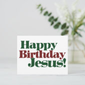 ハッピーバースデーイエスそれはクリスマス シーズンポストカード (スタンド正面)